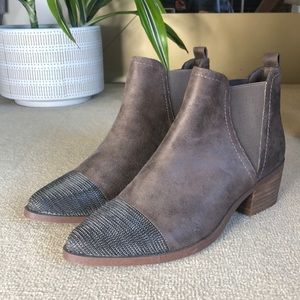 Light Mocha Brown Booties